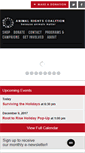 Mobile Screenshot of animalrightscoalition.com